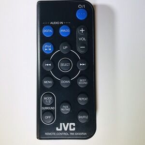 OEM JVC RM-SXSSR3A Replacement Remote for Control Surround Sound Docking Station